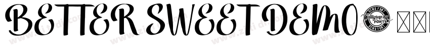 BETTER SWEET DEMO字体转换
